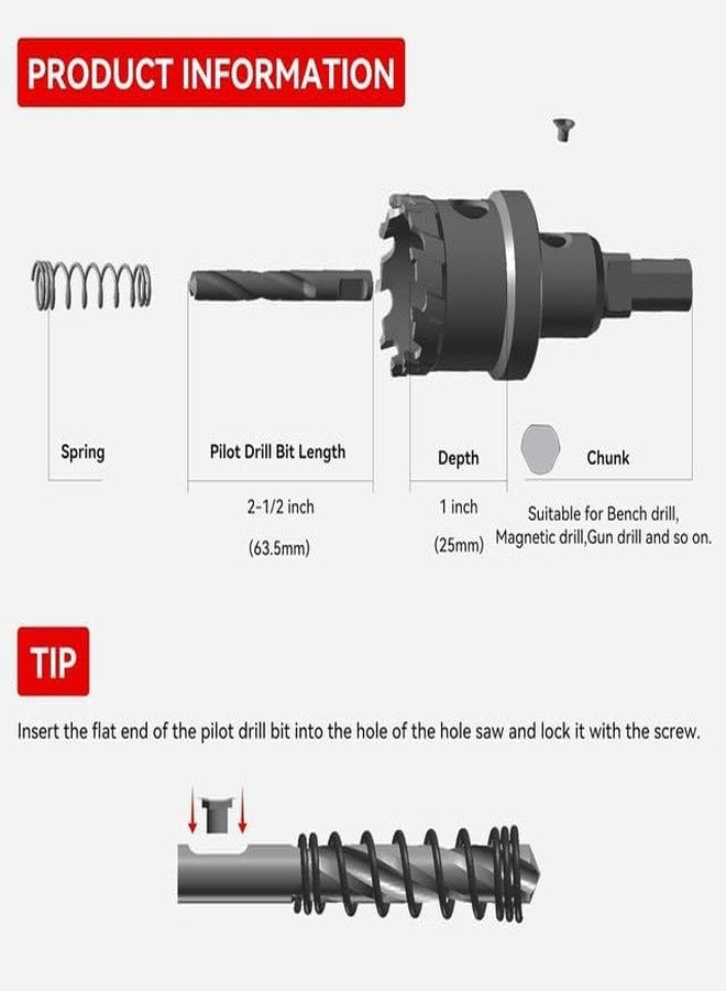 NIKTION Tungsten Carbide Tip Hole Saw TCTHS 38 (38mm) - Image 5